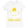 Trainning To Go Super Saiyan Ladies Fitted T-Shirt