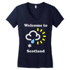 scottish weather Women's V-Neck T-Shirt
