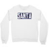 santa colorful glitter Crewneck Sweatshirt