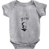 sad, rain heard Baby Onesie