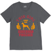 This Girl Loves Her Doberman Pinscher V-Neck Tee
