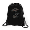 beach umbrella Drawstring Bags