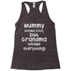 grandmas nannys Racerback Tank