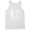 peace love anime Tank Top