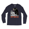 This Girl Loves Rottweiler Long Sleeve Shirts
