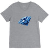 diamond blu V-Neck Tee
