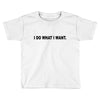 i do what i want Toddler T-shirt