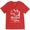 Going To The Mountains Is Going Home V-Neck Tee