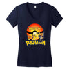 happy pokeween Women's V-Neck T-Shirt