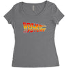 back future Women's Triblend Scoop T-shirt
