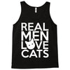 real men love cats (4) Tank Top