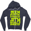 Jedi On The Streets Sith In The Sheets Zipper Hoodie
