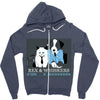 rex and whiskers attorneys Zipper Hoodie
