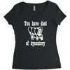 you have died of dysentery Women's Triblend Scoop T-shirt