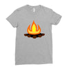 fire Ladies Fitted T-Shirt