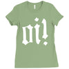 oi punk rock top long sleeve,,,, Ladies Fitted T-Shirt