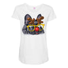 reindeer winter 2018 Maternity Scoop Neck T-shirt