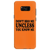 don't bro me unless you know me funny geek nerd tv bar party tee shirt Samsung Galaxy S8