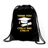 Thank You Ctrl+C And Ctrl+V Drawstring Bags