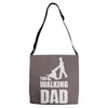 fathers day gift   the walking dad Adjustable Strap Totes