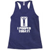 novelty funny humor tee graphic Racerback Tank