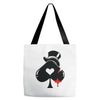 poker hat ace of spades Tote Bags