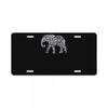 elephant filled pattern cool License Plate