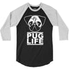 pug life 3/4 Sleeve Shirt