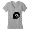 beat jet grind radio yellow Women's V-Neck T-Shirt
