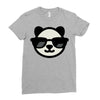cool panda Ladies Fitted T-Shirt