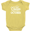 queens are born in october Infant Clothing