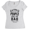 My Favorite People Call Me Dad Women's Triblend Scoop T-shirt