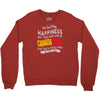 you can't buy happiness but you can live in canada Crewneck Sweatshirt