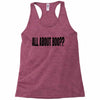 all about boo Racerback Tank