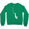 bungeejumping bungeespringen fun sport hobby freizeit extremsport Crewneck Sweatshirt