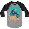 smile more, ride a motorcycle 3/4 Sleeve Shirt