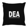 dea drunks enjoying alcohol Throw Pillow
