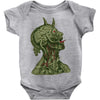 anatomy of evil Baby Onesie