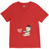 Cute Painter V-Neck Tee