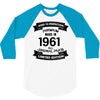 Premium Vintage  1961 3/4 Sleeve Shirt