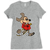 master mouse Ladies Fitted T-Shirt
