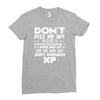 don't piss me off Ladies Fitted T-Shirt