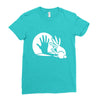 hand Ladies Fitted T-Shirt