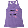 Happy Fathers Day Daddy! Baby Girl Any Name Customized Racerback Tank