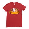 merry christmas Ladies Fitted T-Shirt