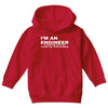 i'm an engineer to save time let's just assume that i'm never wrong Youth Hoodie