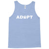 adopt paw sticker vinyl decal dog cat pet puppy Tank Top