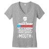 Donald trump The D Is Missing Women's V-Neck T-Shirt