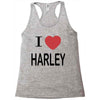 i love harley Racerback Tank