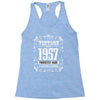 vintage made in 1957 perfectly aged a living legend Racerback Tank